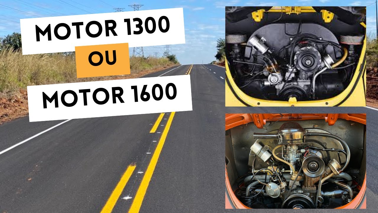 MOTOR 1300 OU 1600 ? #fusca #curiosidades #recomended #volkswagen #antigos #fy