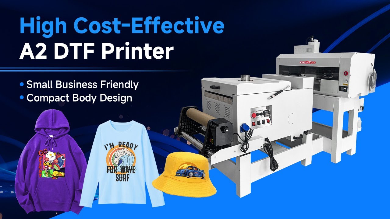 KingJet KJ-302A DTF Printer for Startups Personalised T-Shirt Printing#dtfprinter #smallbusiness