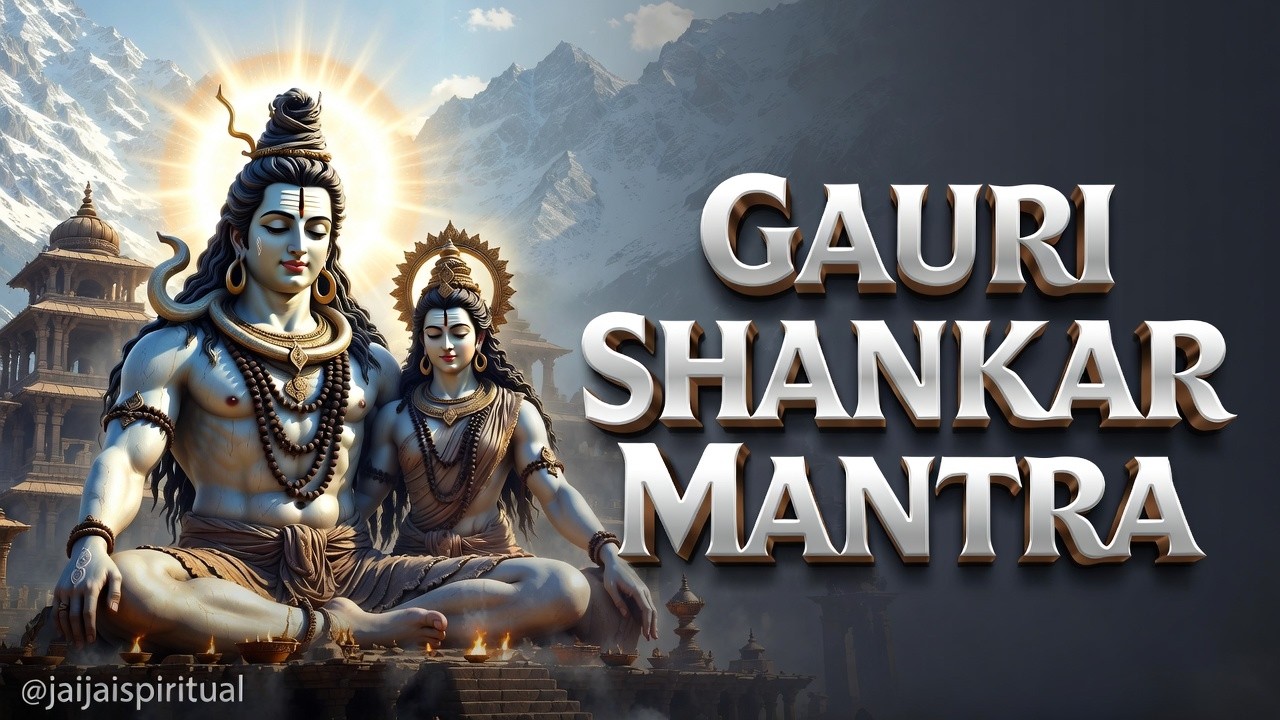 GAURI SHANKAR MANTRA 🕉️ Shiva Parvati Sacred Chant for Love, Harmony & Inner Peace