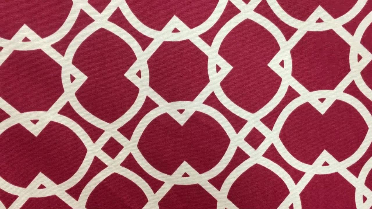 Richloom Ortiz in Tomato Fabric