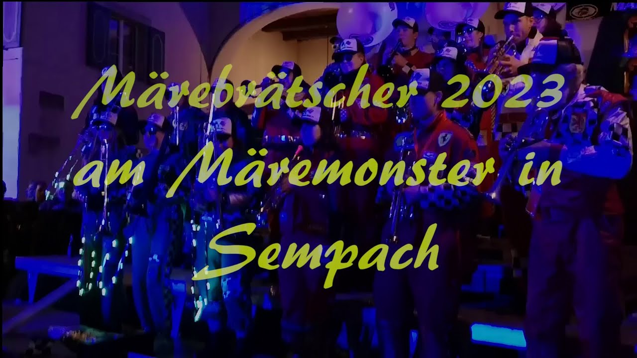 Märebrätscher am Märemonster 2023 in Sempach-Stadt