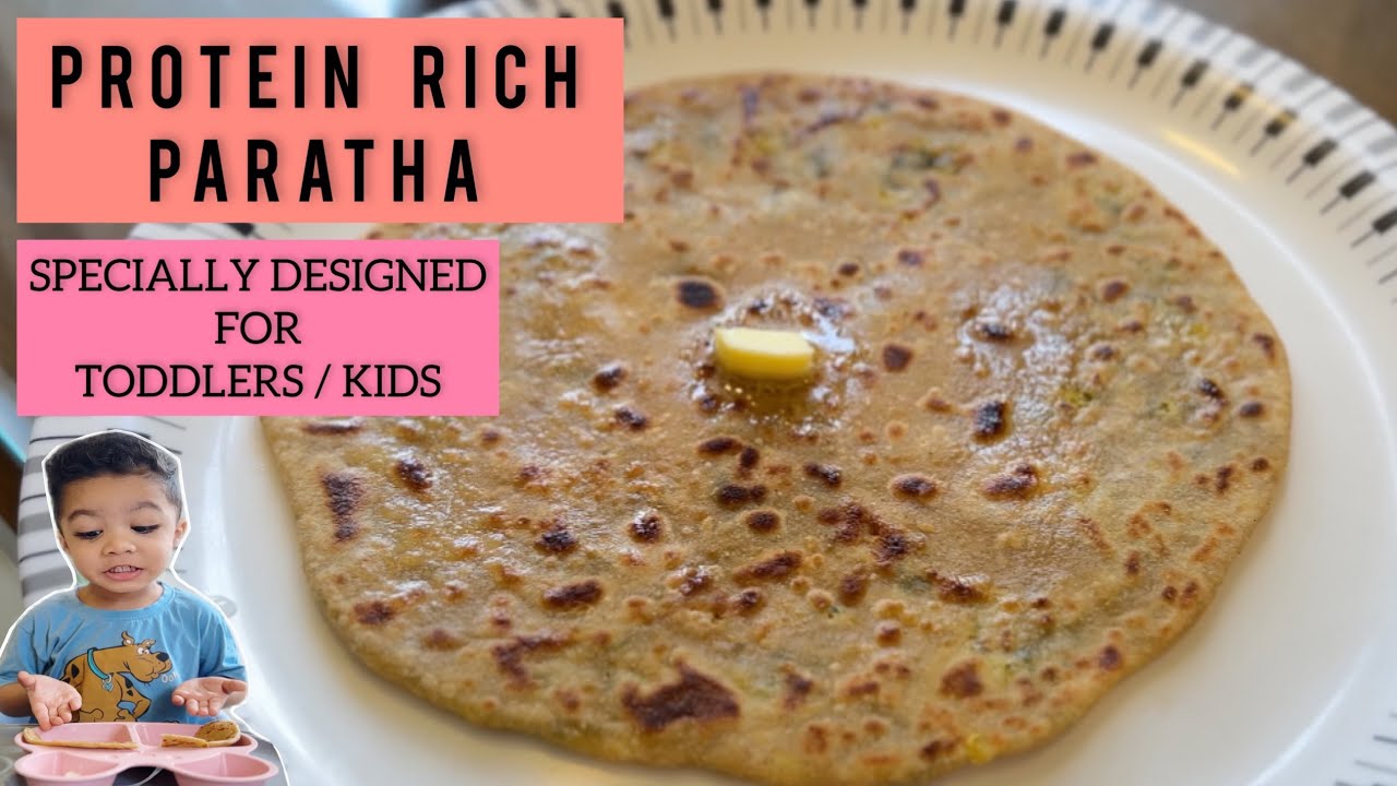 Healthy and Tasty Chole Paratha Recipe for Toddlers / Kids | Chickpea paratha | Protein Rich.