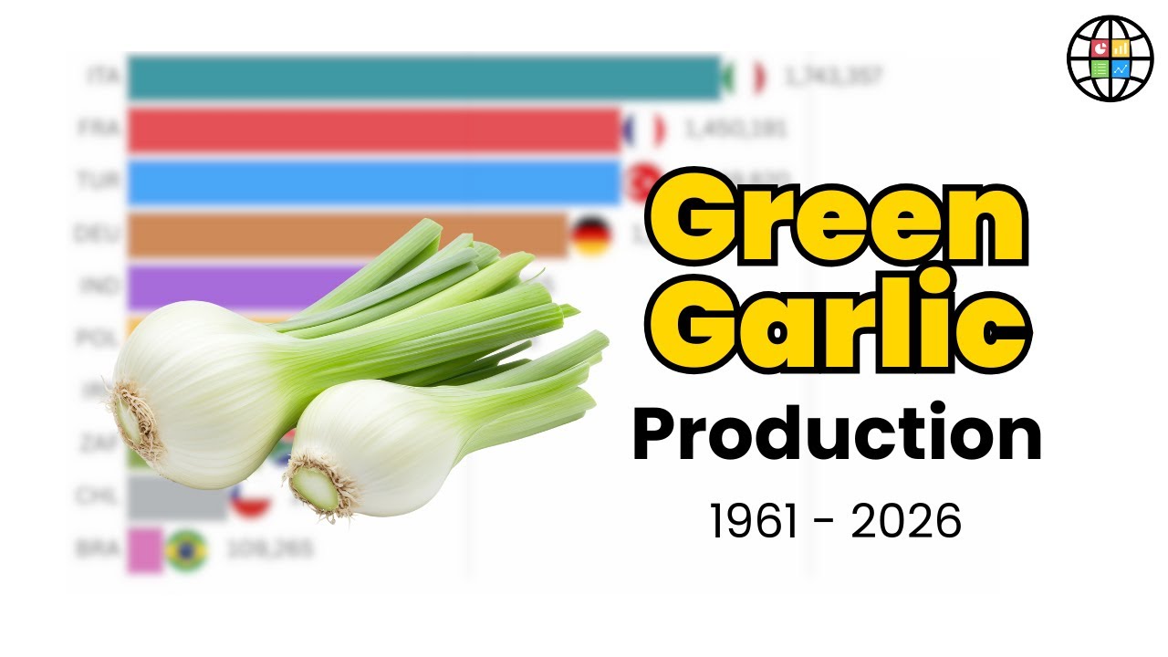Who Dominated GREEN GARLIC Production? | Global Producing Ranking 1961–2026