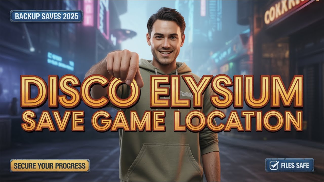 Расположение файла сохранения игры Disco Elysium (руководство по резервному копированию 2025 года)