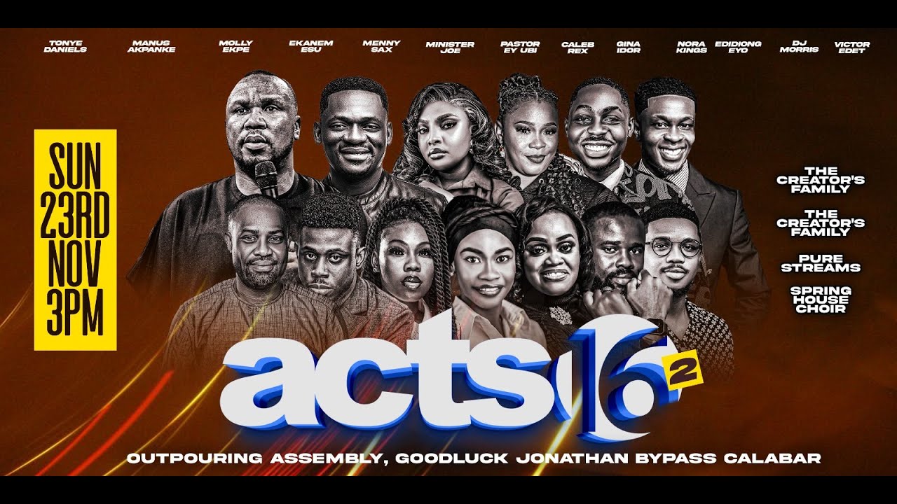 🔥 LIVE NOW: ACTS 16² – Worship, Word & Revival!