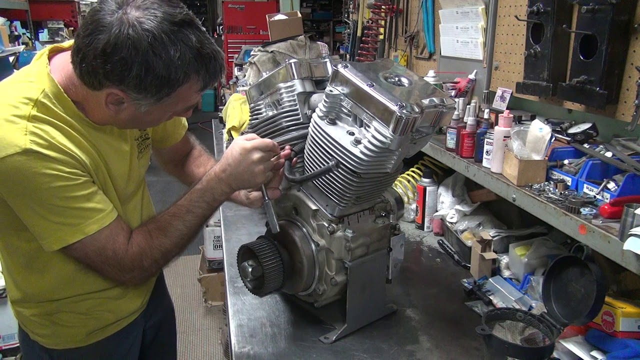 #101 S&S 113ci evo motor pulled cylinder studs repair harley swift evolution head by tatro machine