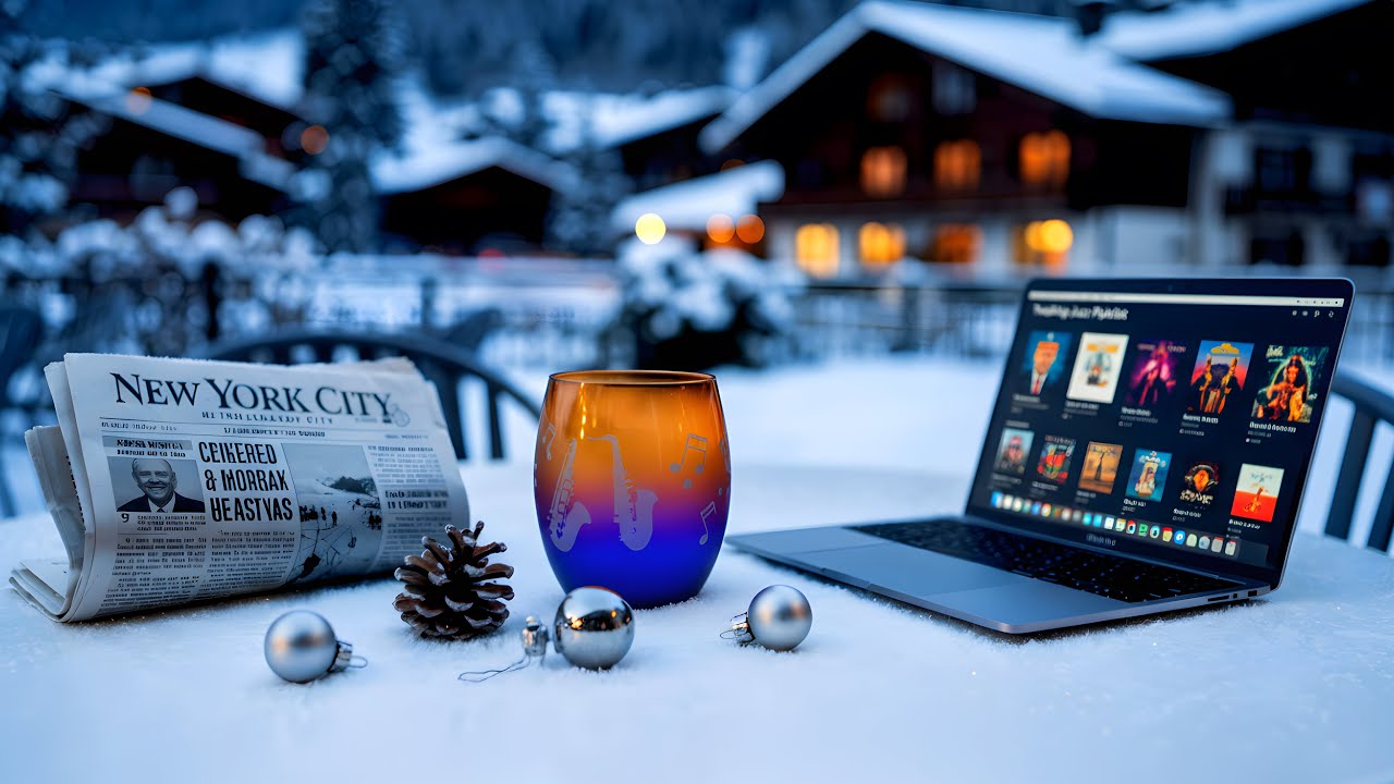 Relaxing Lightly Jazz Cafe ~ Sweet Winter Morning Jazz & Bossa Nova Piano Music for Study, Work