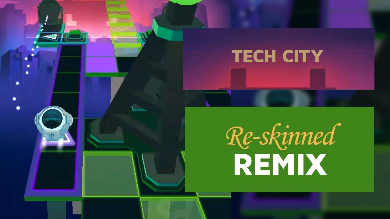 Rolling Sky - Tech City (Re-Skinned version) ft. Remix | SHA