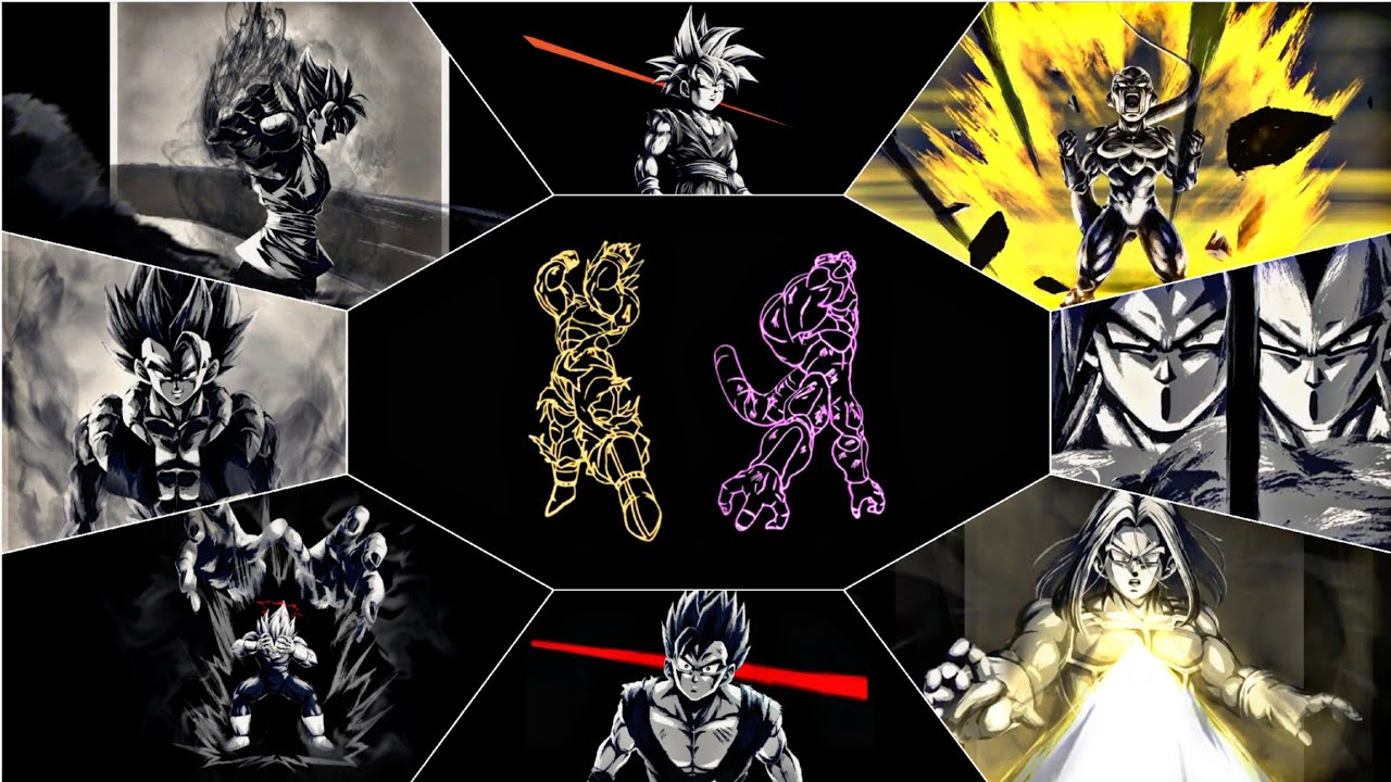 All Ultra Characters Ink Brush Animation upto 7th Anniversary Part 3 🔥 IN DRAGON BALL LEGENDS
