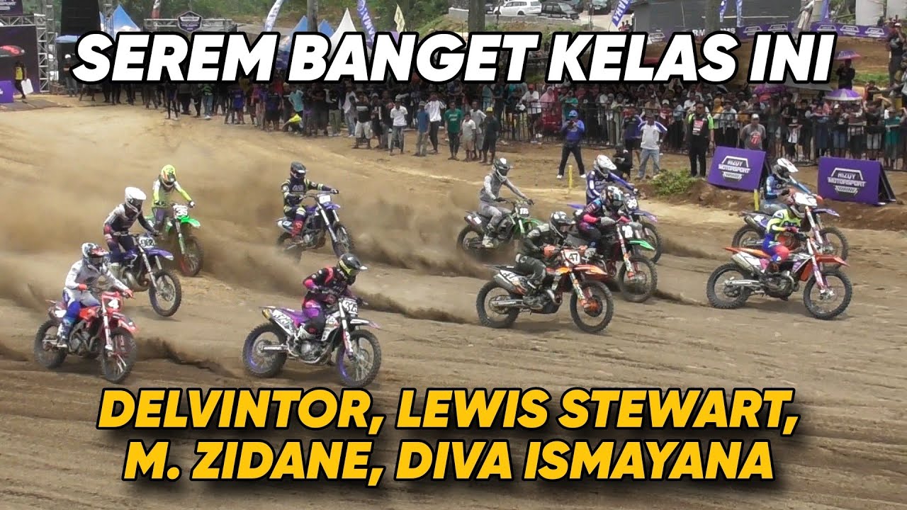 Rame banget kalau Raja Motocross pada kumpul. Delvintor, Lewia Stewart, M. Zidane, Diva Ismayana