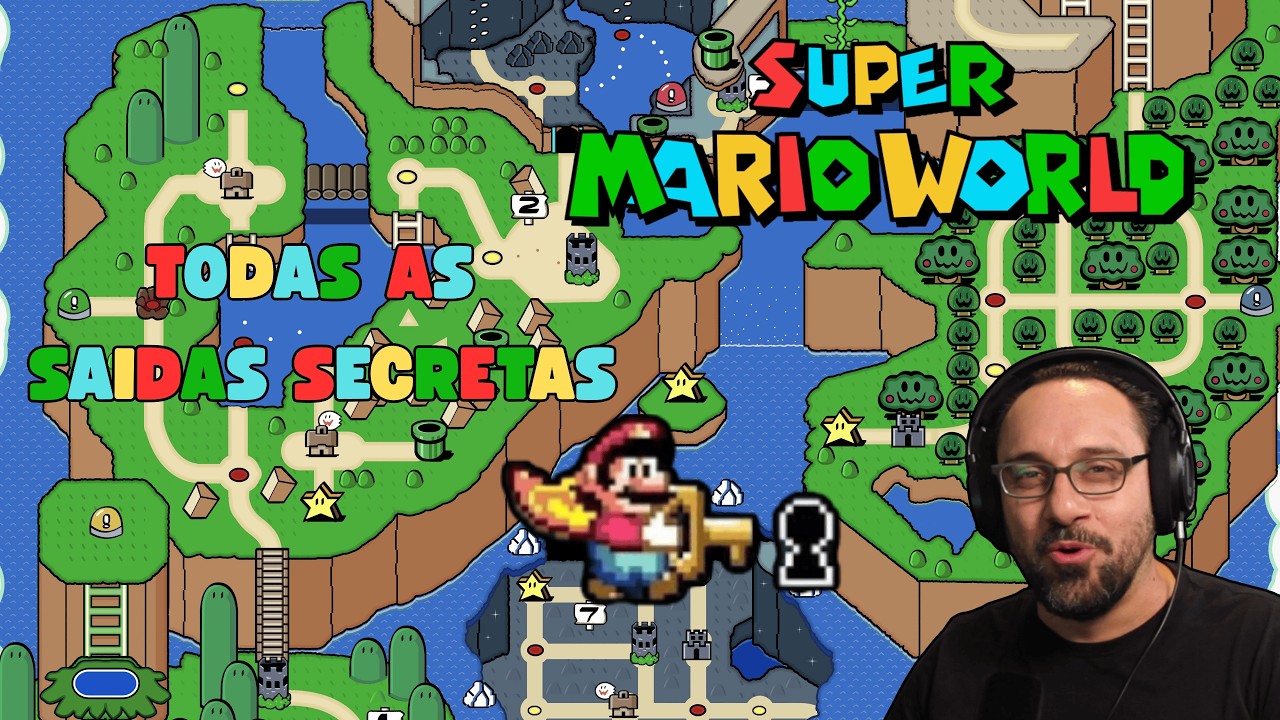 TODAS as SAIDAS SECRETAS de SUPER MARIO WORLD