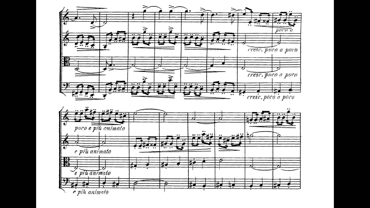 Borodin: String Quartet № 1&mdash;I. Moderato--Allegro.