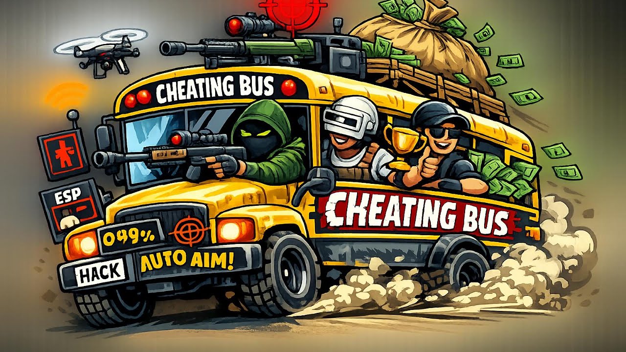 Все на борт автобуса читерства - PUBG PC