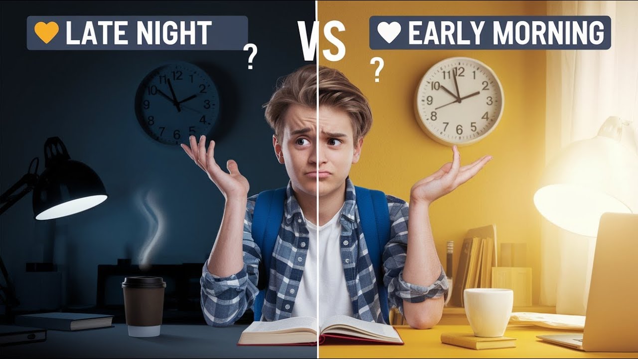 Late Night vs Early Morning Study: Which is More Effective?
