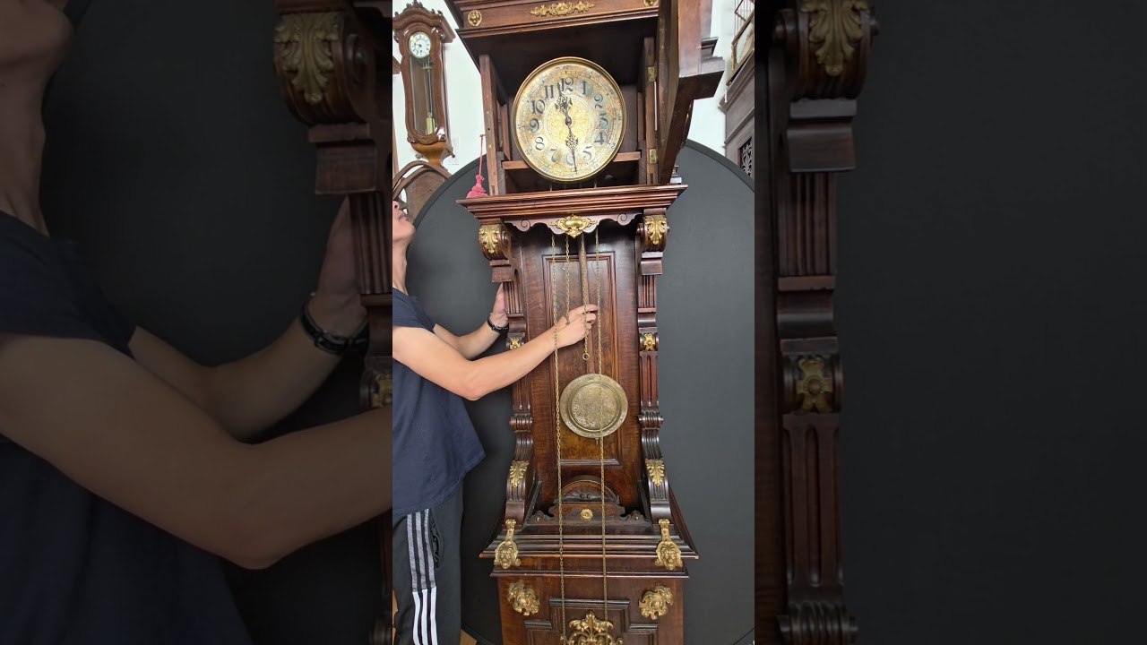 Decided to Bring this 1880s Lenzkirch Ormulo Grandfather Clock to Home🥰🥰🥰