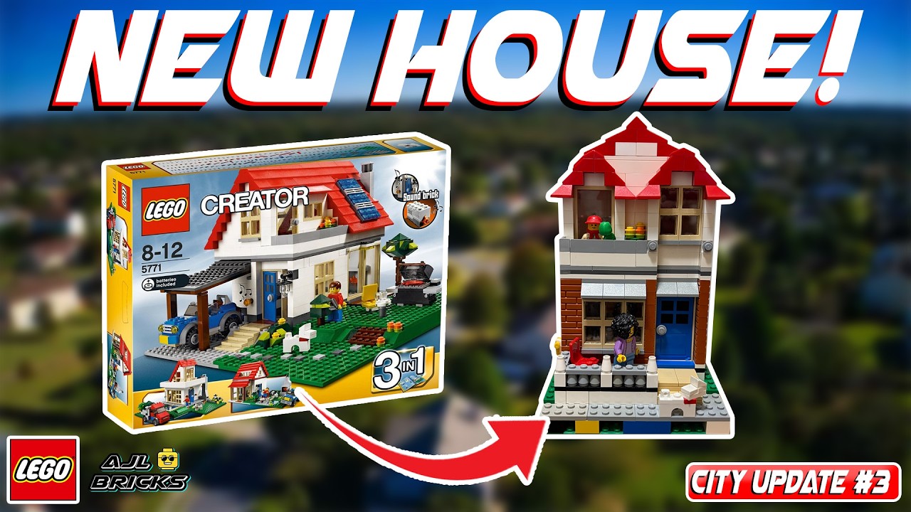 I BUILT a new LEGO House! | Lego City Update #3
