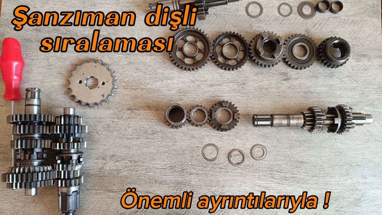 Şanzımanı baştan topladım.