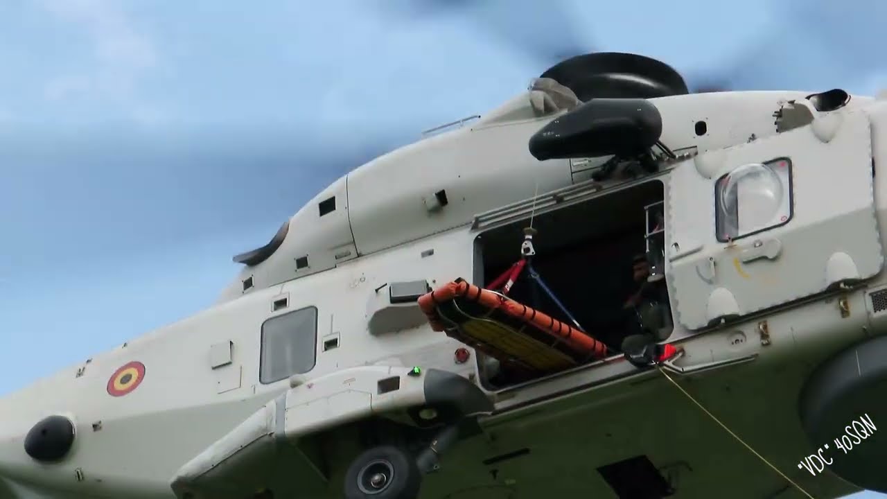 Rescue Operation with Belgian Air Force NH90 SAR