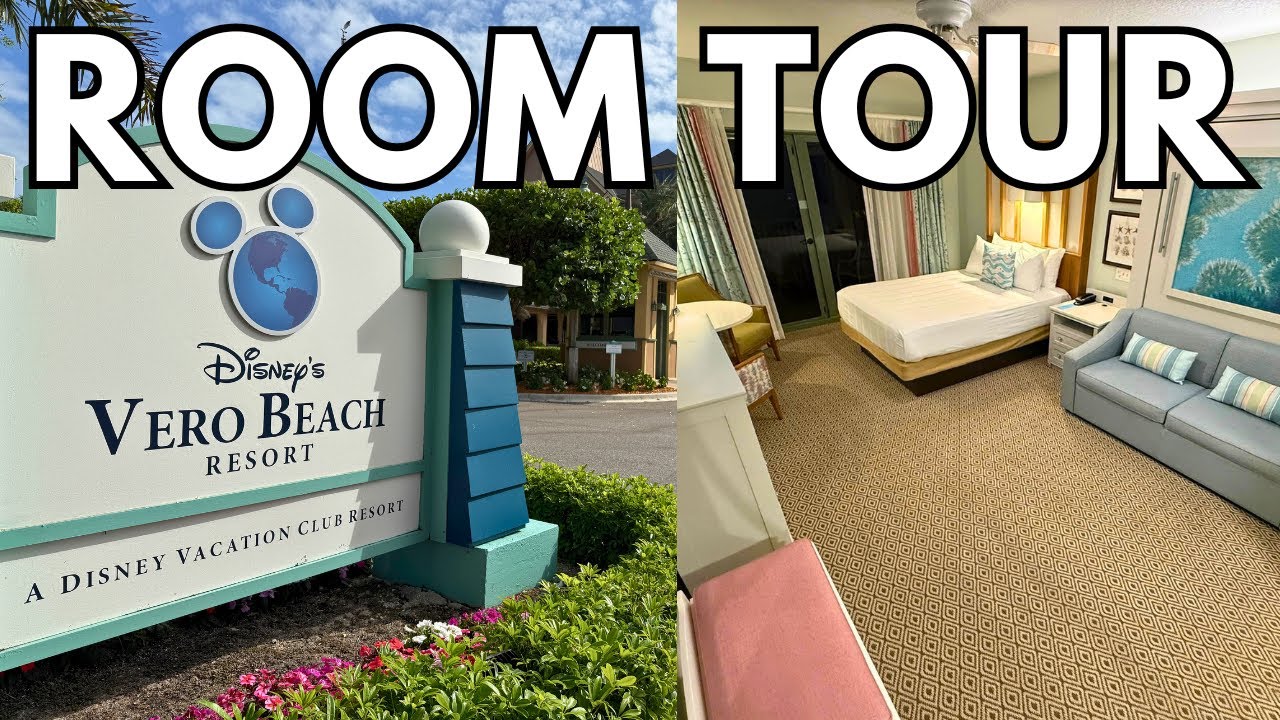 Disney's Vero Beach Resort Deluxe Studio Ocean View Room Tour