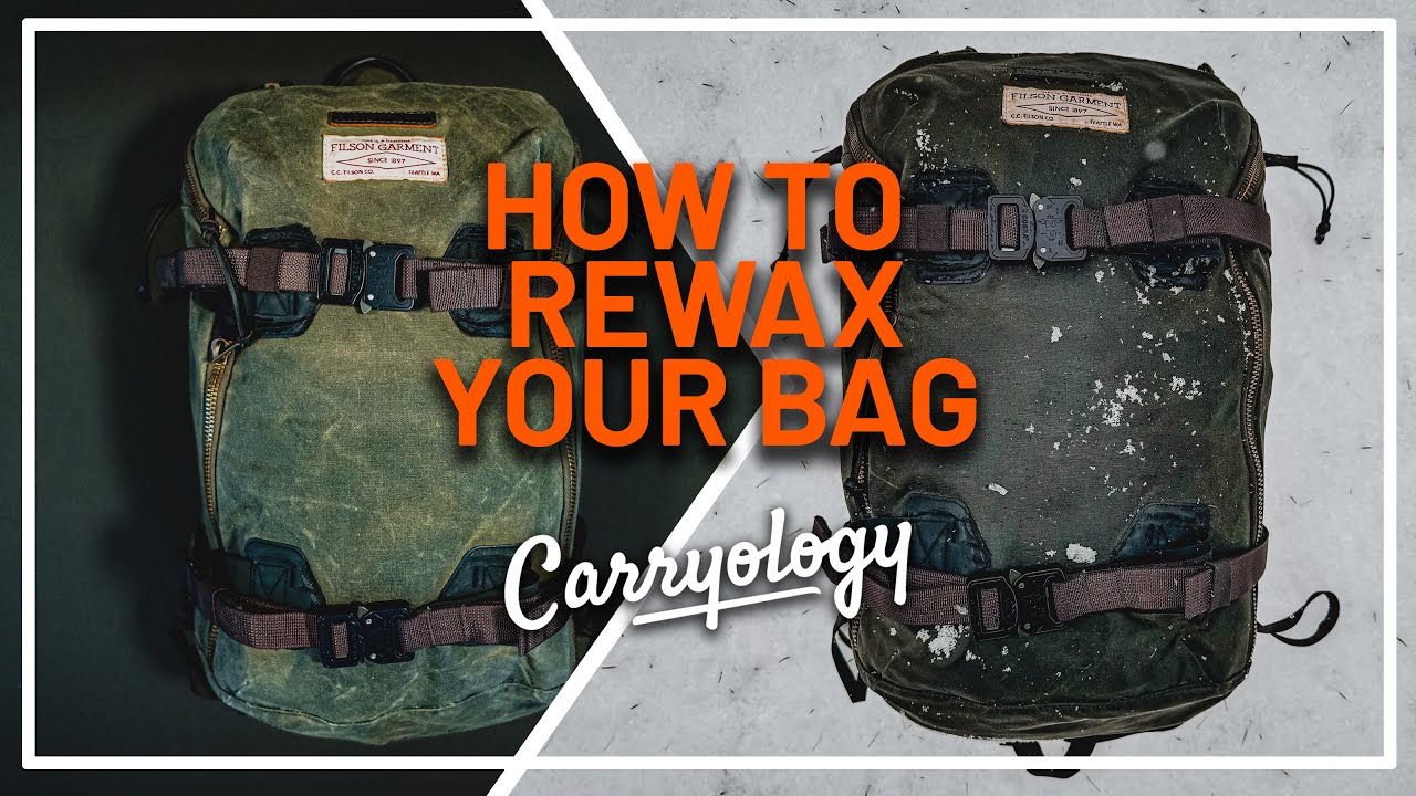 Как навощить холщовую сумку | С рюкзаком Filson X Burton