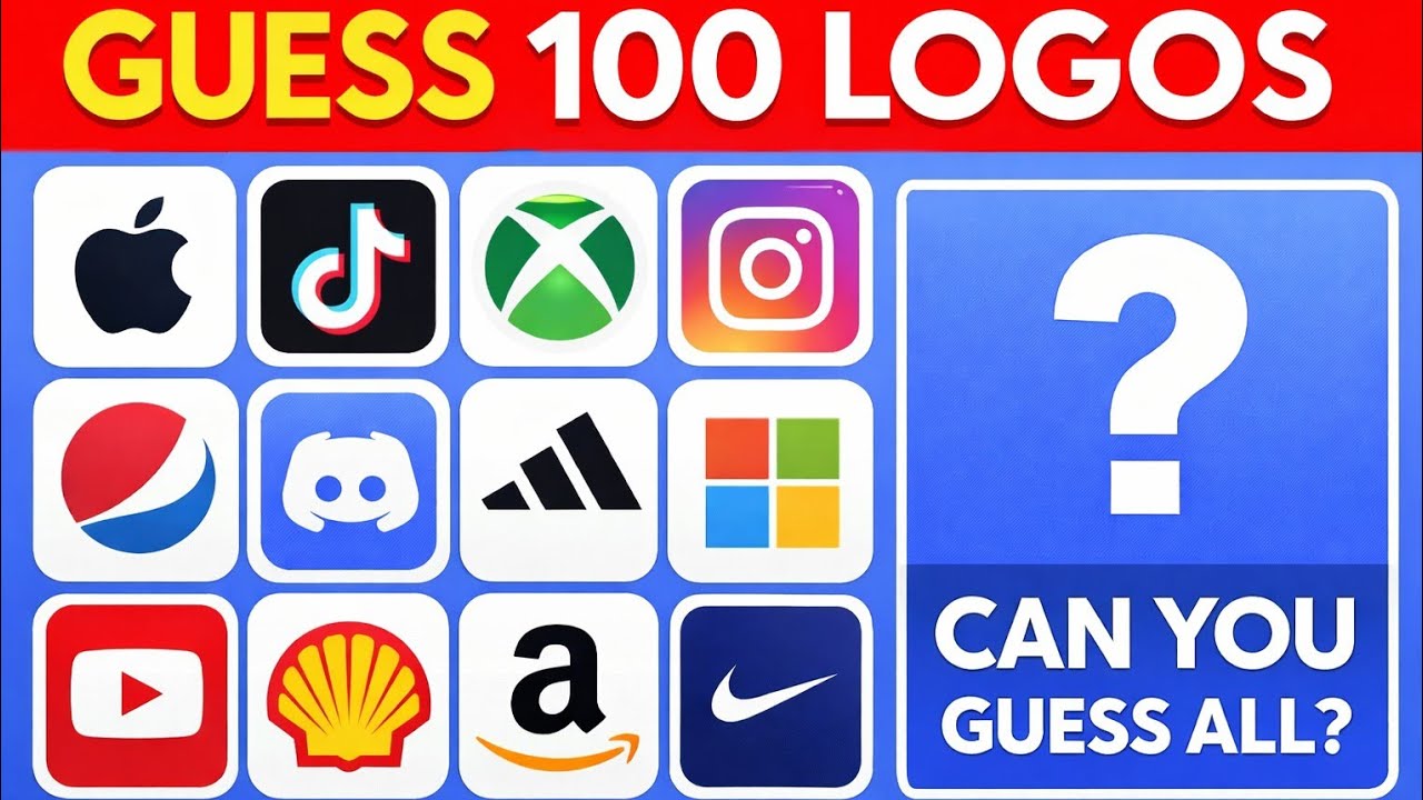 Guess the logo in 3 second | 100 logo quiz