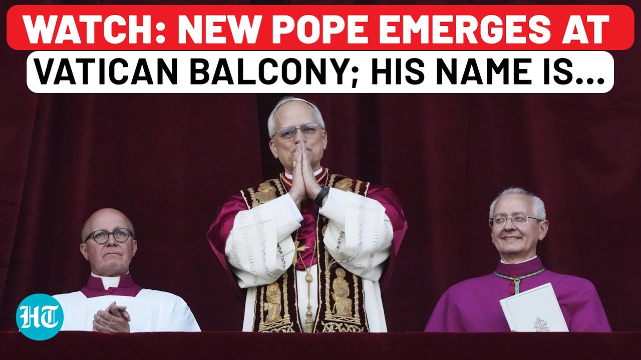 New Pope Emerges At Vatican Balcony Amid Loud Cheers; First Chief Pontiff From US | Watch