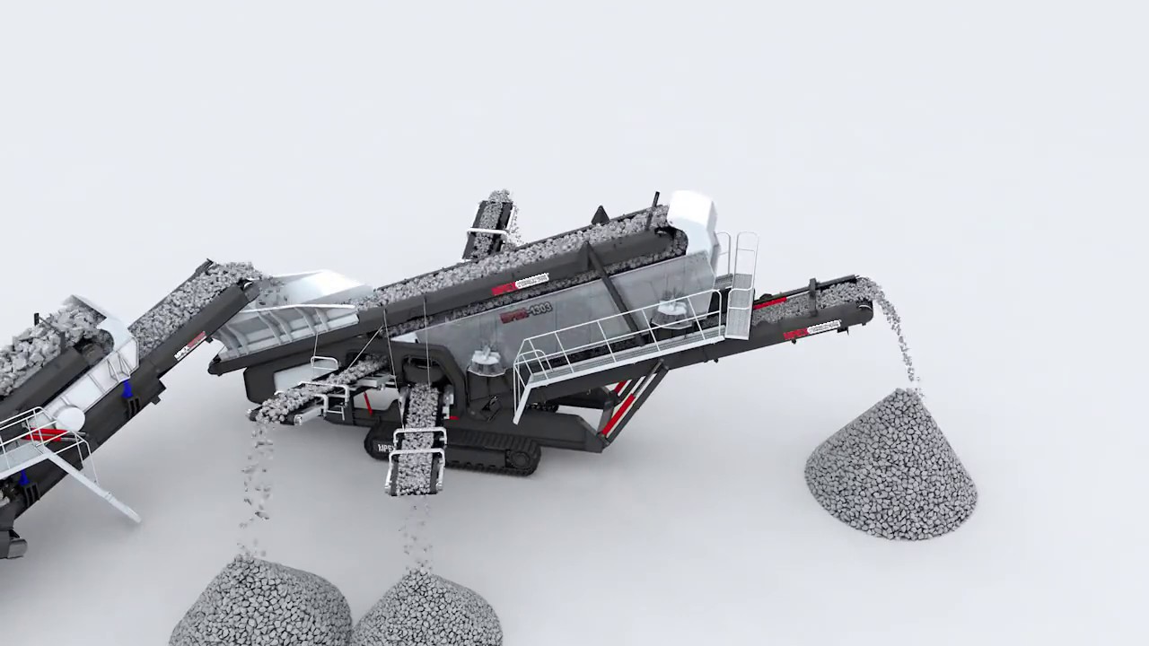 MPEX Mobile Crusher Plants Crushing Process