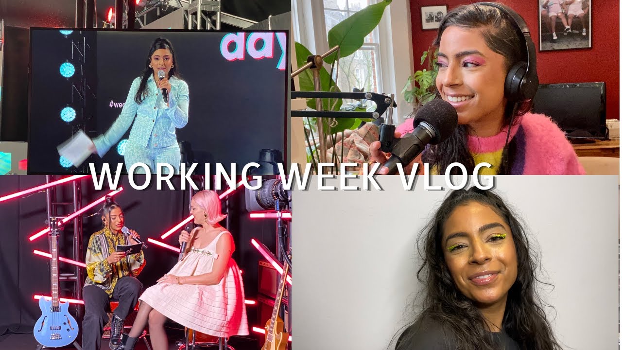 Working Week Vlog: On Set w TikTok, Armani Vodcast, Tommy Hilfiger Podcast, Photoshoot and Streaming