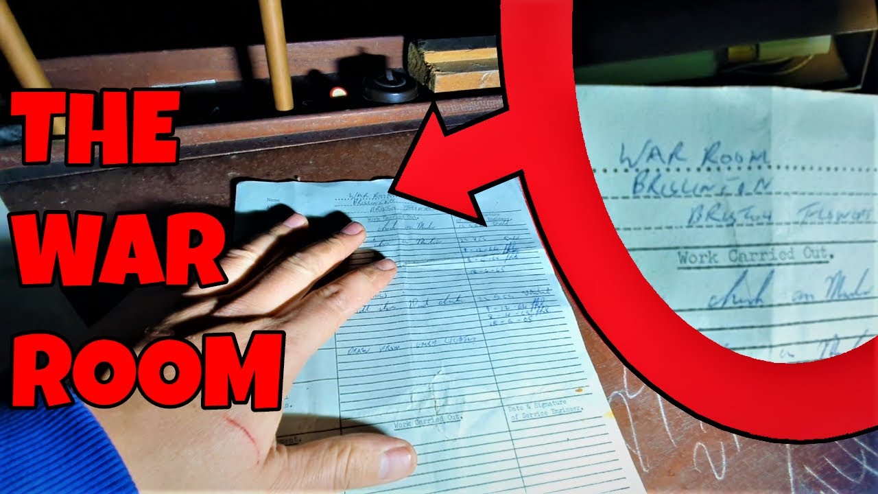 The WAR ROOM       ....      Ste G | Abandoned Places UK