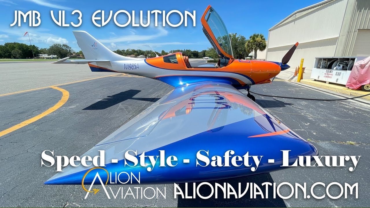 JMB Aircraft, VL3 Evolution, Composite, Retractable Gear, Experimental Aircraft Kit.