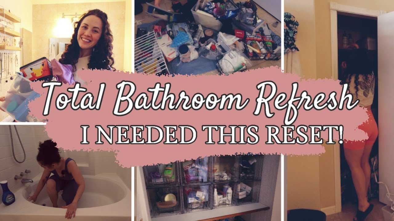 Extreme Bathroom Declutter & Deep Clean | Organize with Me for a Fresh Start