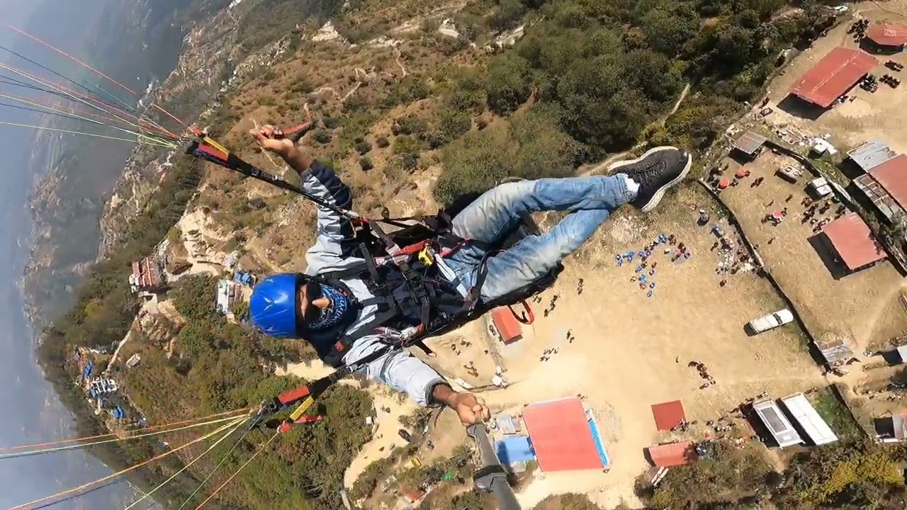 Paragliding in Dhulikhel 🪂|| Explore paragliding in kavre || flyingbishnu