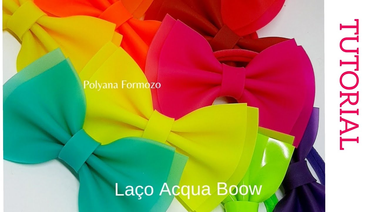 Laço de Plástico Piscina 💦 - Laço LUCRATIVO💰 - Laço de silicone - Acqua Bow By Poly Formozo
