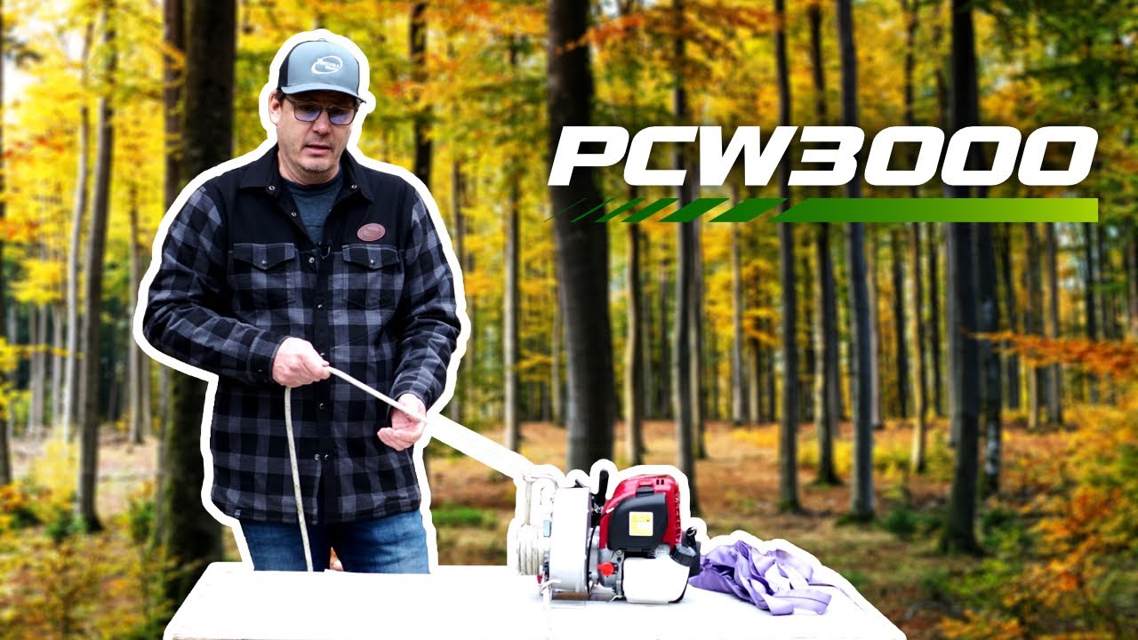 Презентация PCW3000 2024 | Газовая тяговая лебёдка GX35