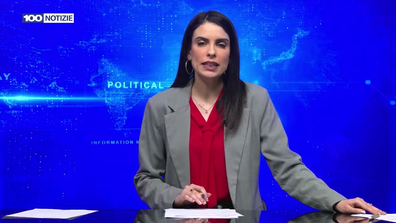 🔵LIVE ORA: TG 100 NOTIZIE 🔵 L’edizione serale con tutte le notizie condotta da Teresa Pichierri