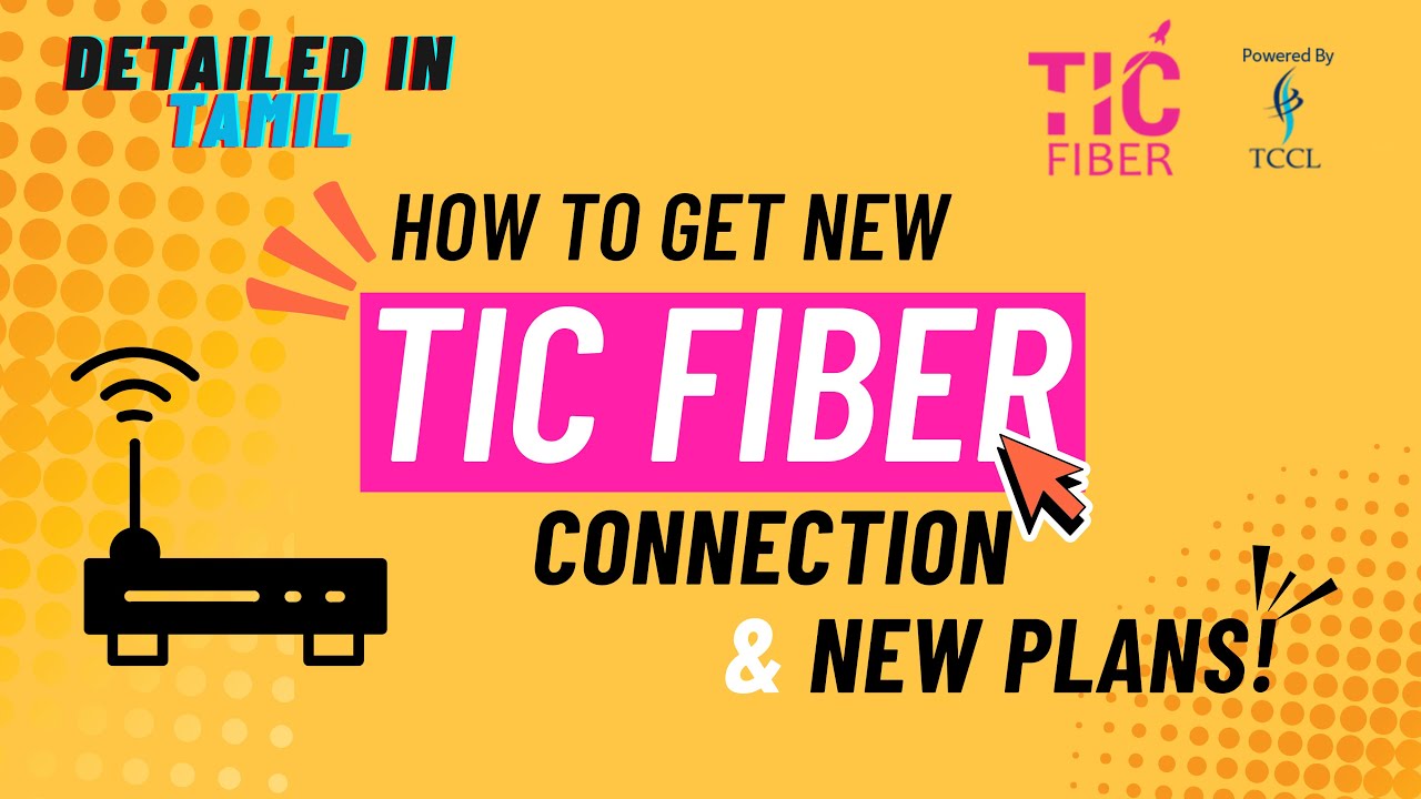 ✅️TIC FIBER NEW CONNECTION🛜|NEW PLANS &  OTT PLANS|INSTALLATION CHARGES👍