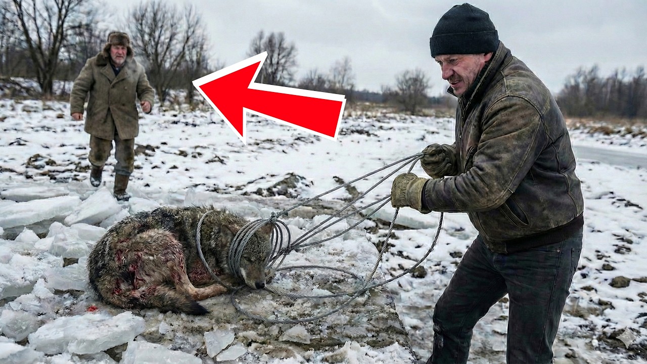 Znalazł konającego wilka na śniegu. Niezwykła historia o wierności i przebaczeniu