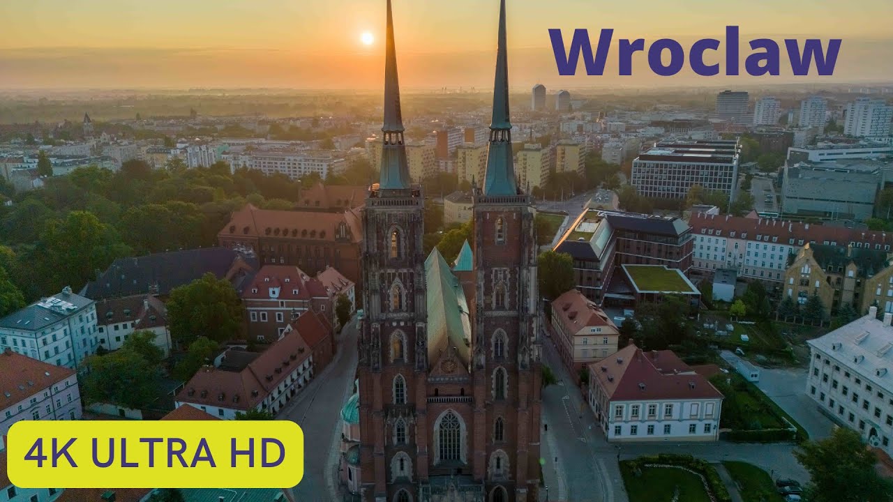 Wroclaw | Poland | Places to visit | 4К Drone Air View | DJI mini 3 pro