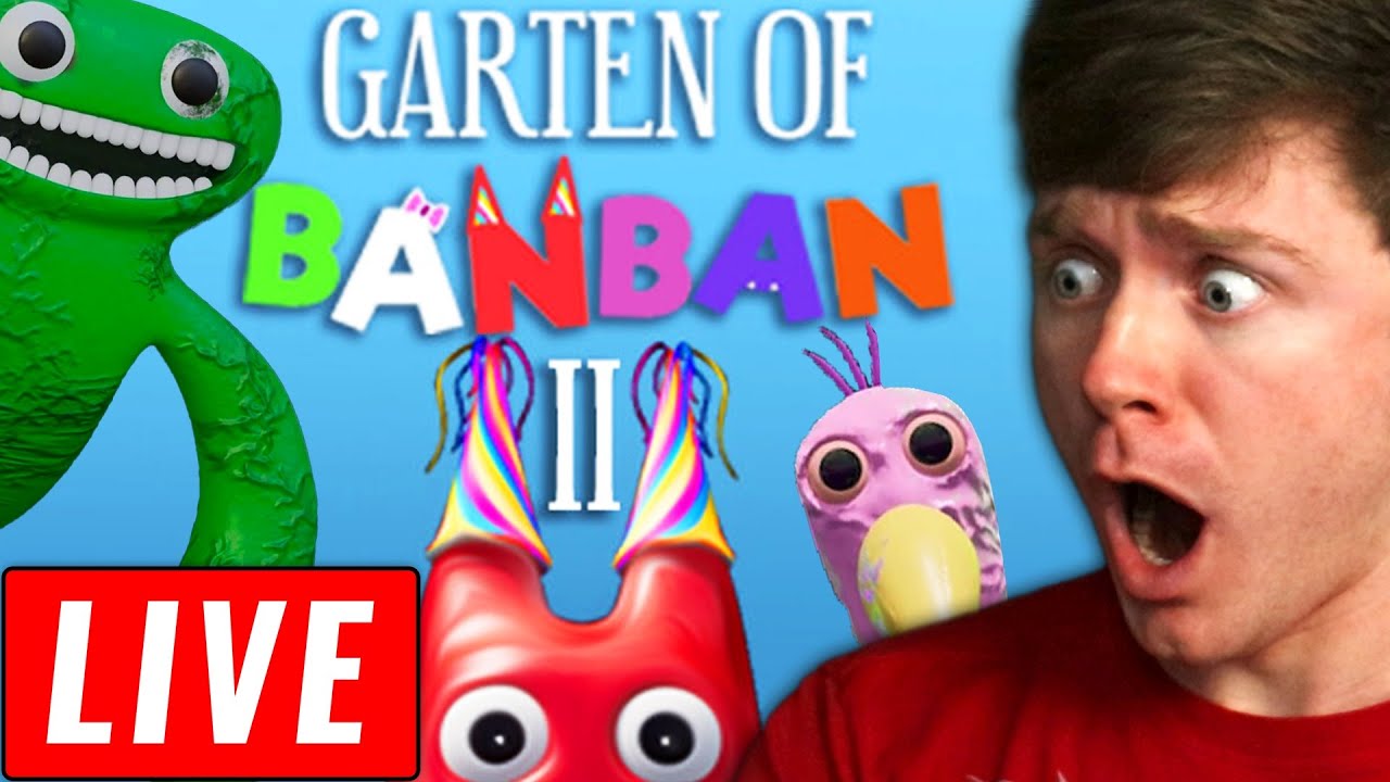 🔴 GARTEN OF BANBAN 2 + ALL JUMPSCARES! (Full Game)