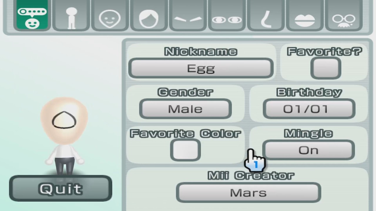 Egg - Mii 3624