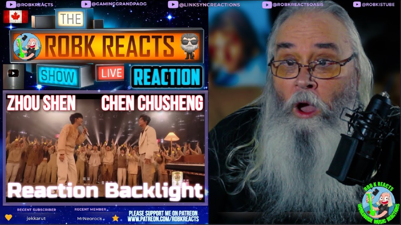 Zhou Shen Reaction & Chen Chusheng sing Backlight - First Time Hearing - Requested