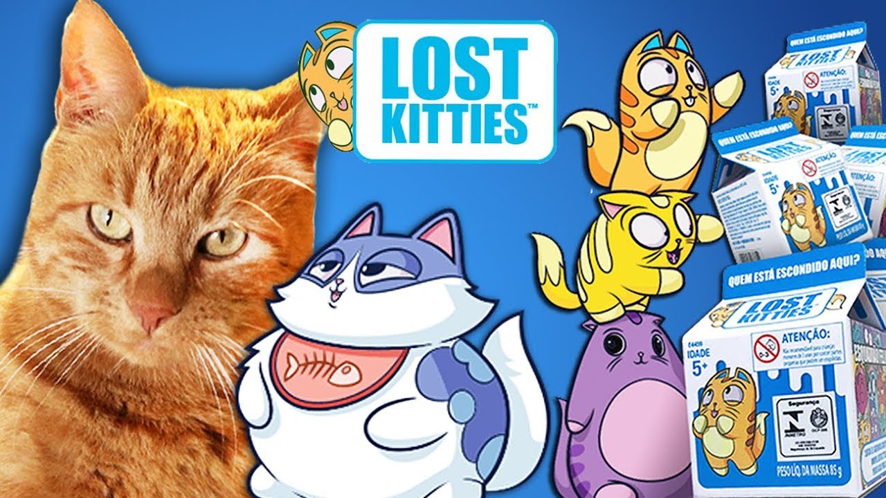 MÓJ KOT OTWIERA LOST KITTIES 😹 MAŁE I DUŻE MLECZKA ZE ŚMIESZNYMI KOTAMI 🥛 Littlest Pet Shop