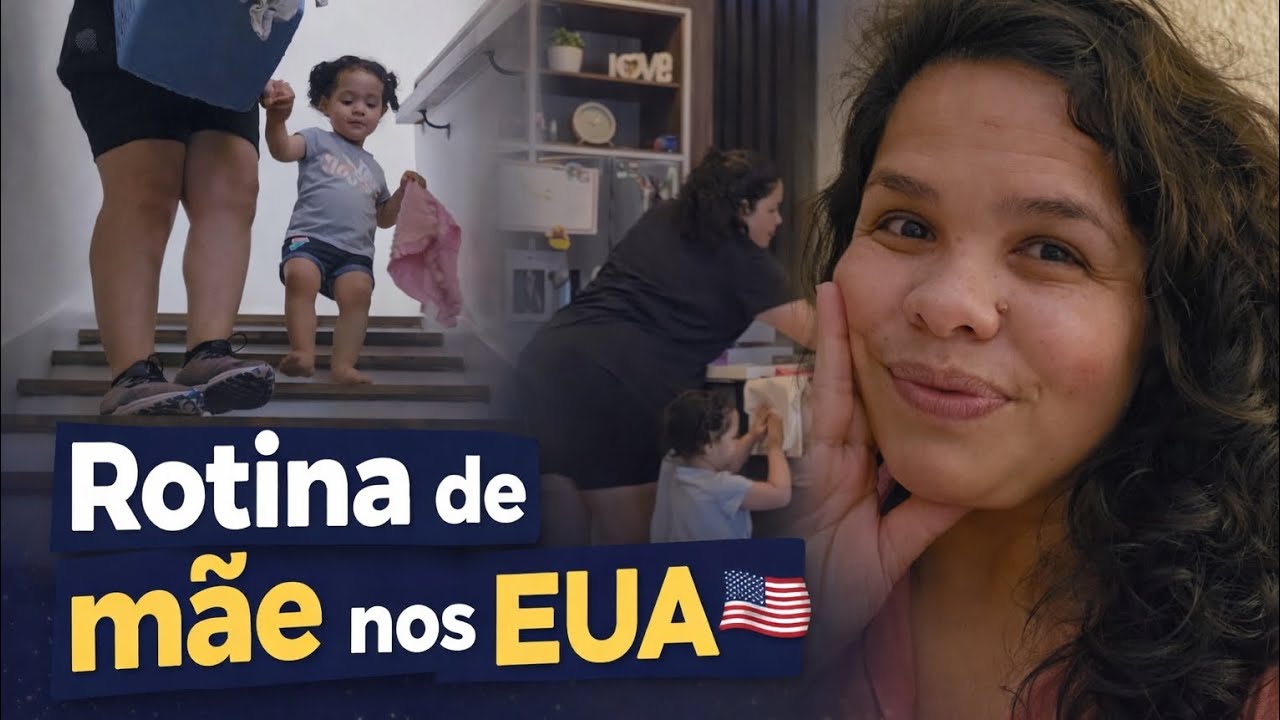Minha rotina de trabalho nos EUA com minha filha pequena 🇺🇸 | Vida real