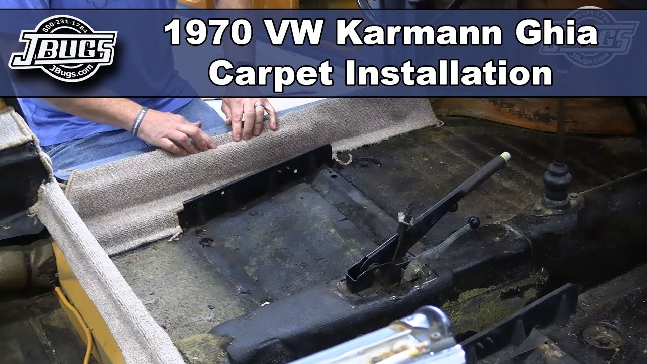JBugs - 1970 VW Karmann Ghia - Carpet Installation