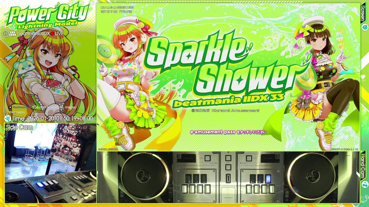 [POWER CITY] beatmania IIDX 33 Sparkle Shower LIGHTNING MODEL Live