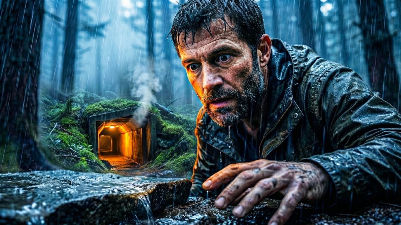 Underground Bunker Build (ASMR) – He Built It Alone in the Rain