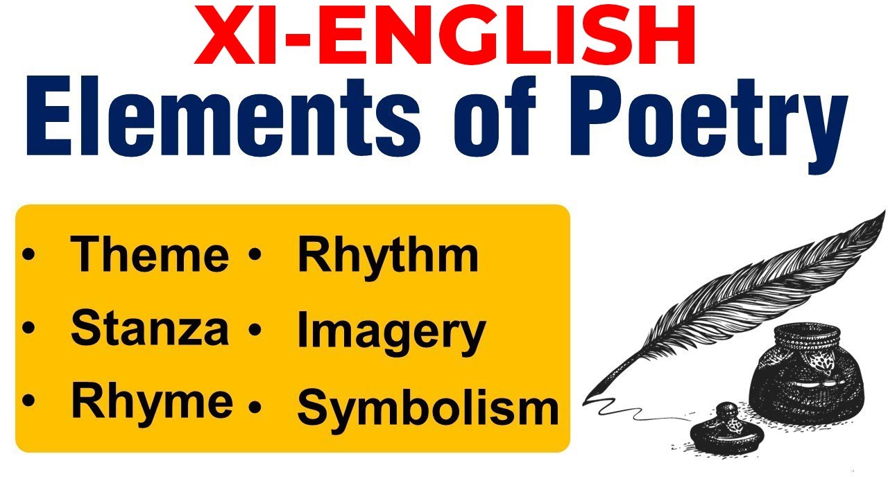 Elements of Poetry (XI English 2023)