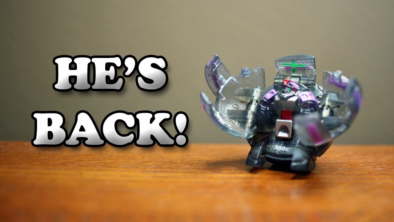 Review and Repair of a RARE Darkus Translucent B1 LASERMAN!