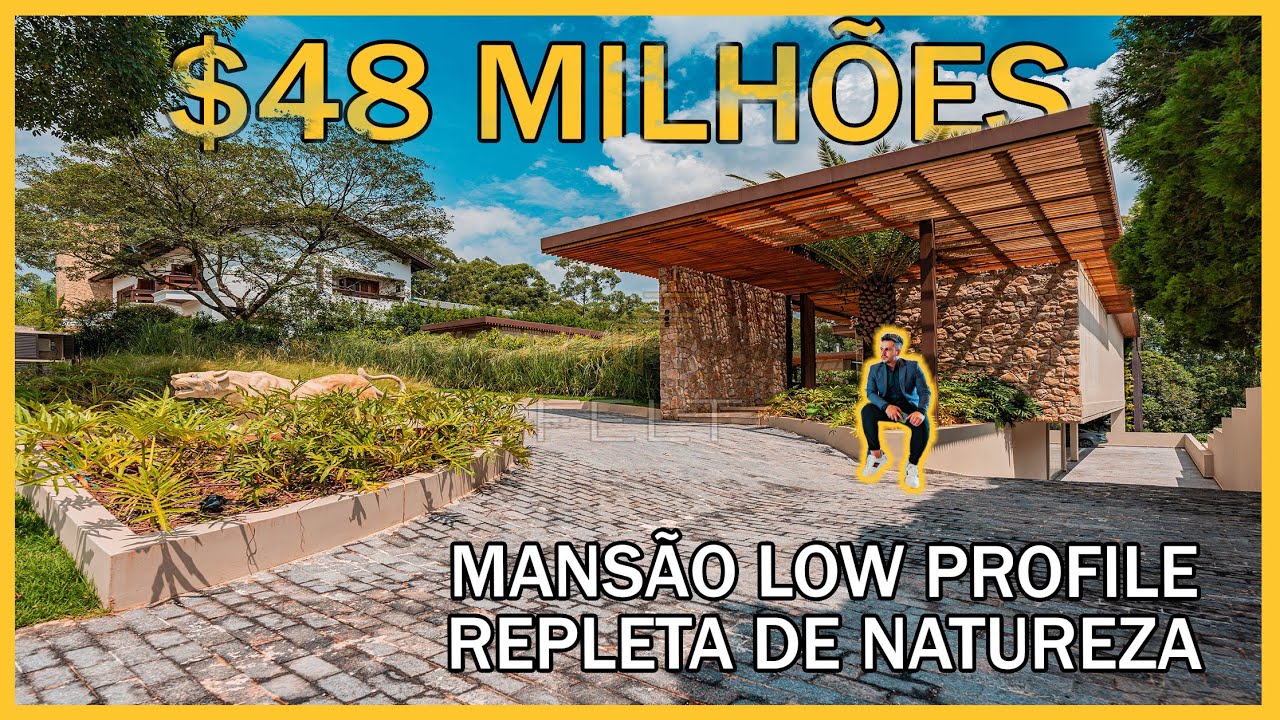 MANSÃO DE R$48.500.000,00 NO TAMBORÉ EM ALPHAVILLE - SP - DE TIRAR O FÔLEGO