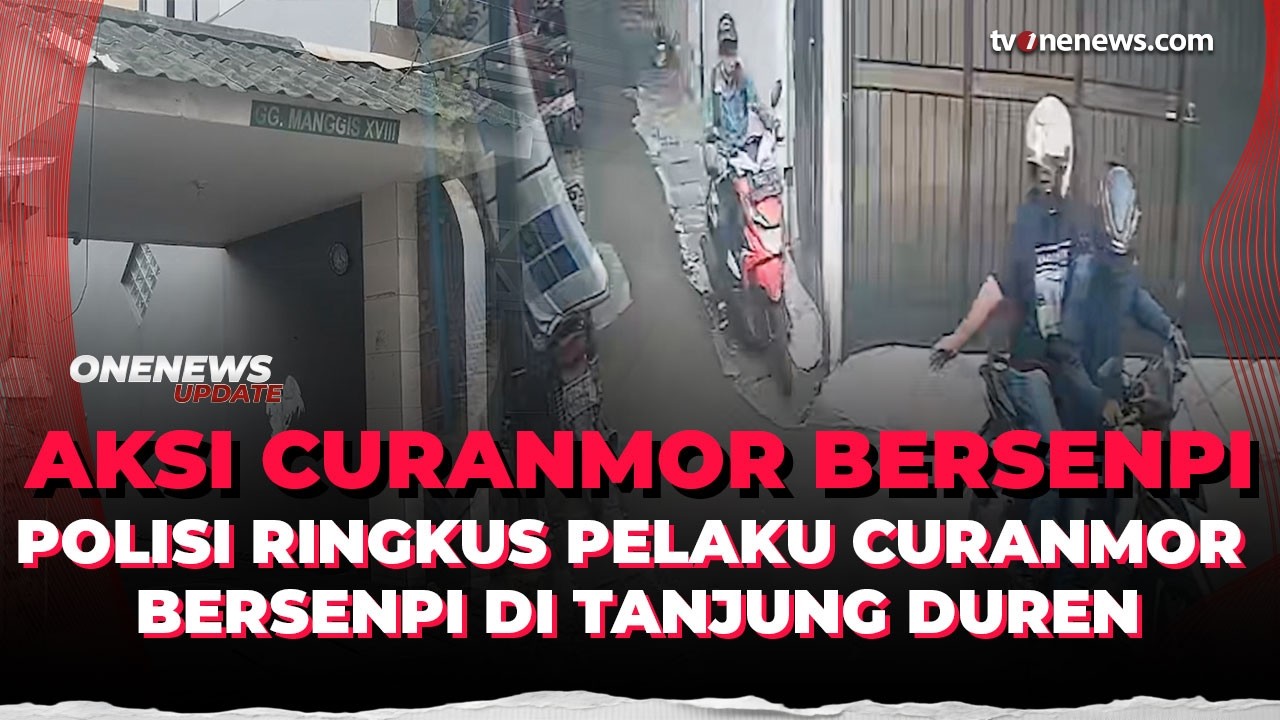 Polisi Bekuk Komplotan Curanmor Bersenpi di Tanjung Duren Jakbar, Dua Buron | OneNews Update